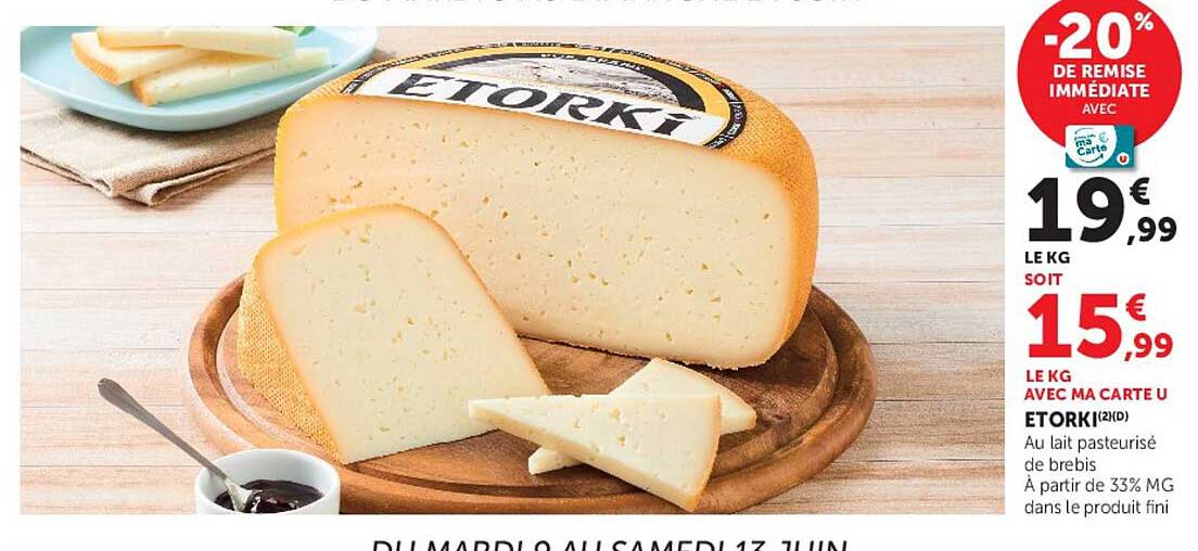 -20% DE REMISE IMMÉDIATE AVEC MA CARTE U
