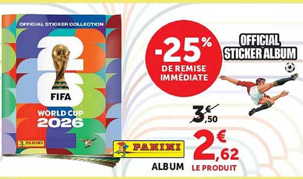 -25% DE REMISE IMMÉDIATE