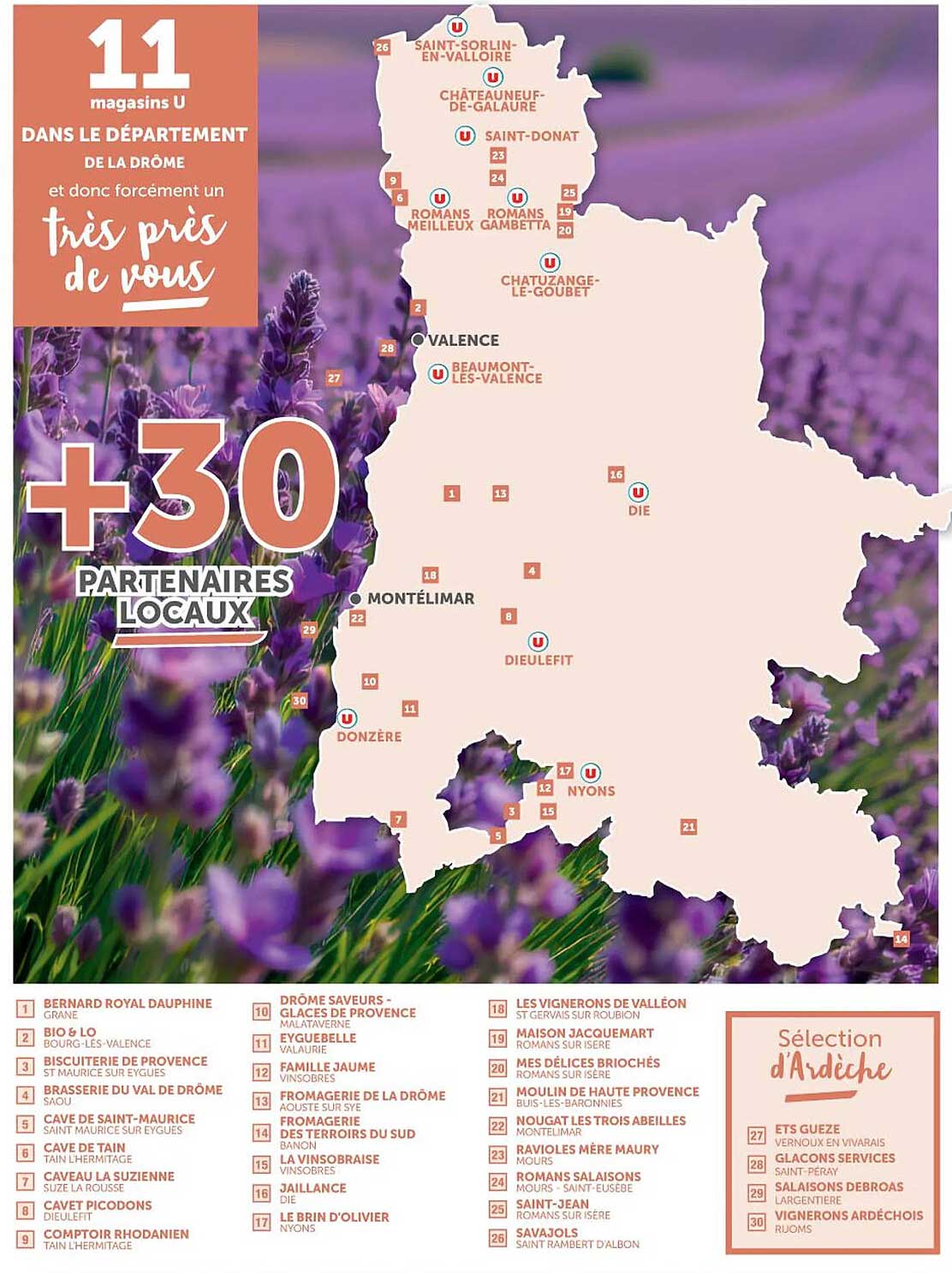 +30 PARTENAIRES LOCAUX