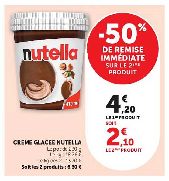 -50% DE REMISE IMMÉDIATE SUR LE 2ÈME PRODUIT