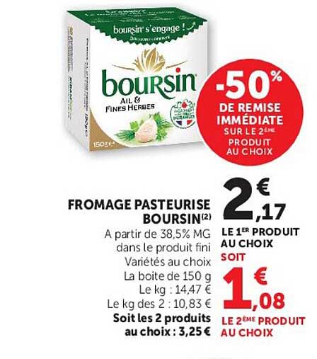 -50% DE REMISE IMMÉDIATE SUR LE 2ÈME PRODUIT AU CHOIX
