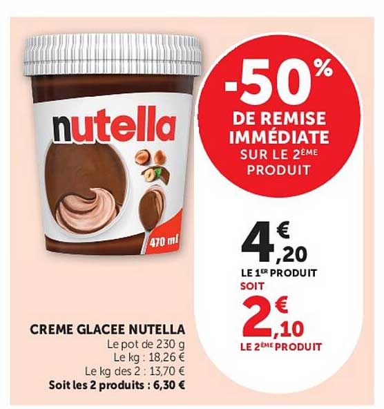 -50% DE REMISE IMMÉDIATE SUR LE 2ÈME PRODUIT