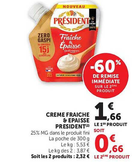 -60% DE REMISE IMMÉDIATE SUR LE 2ÈME PRODUIT