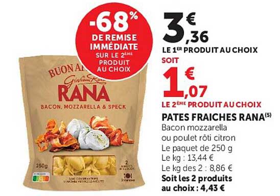 -68% DE REMISE IMMÉDIATE SUR LE 2ÈME PRODUIT AU CHOIX