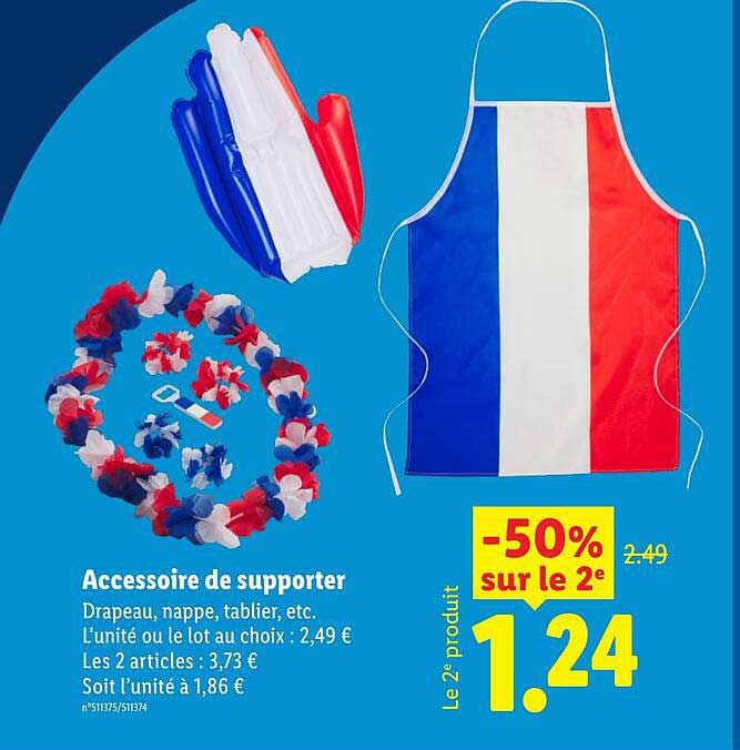 Accessoire de supporter