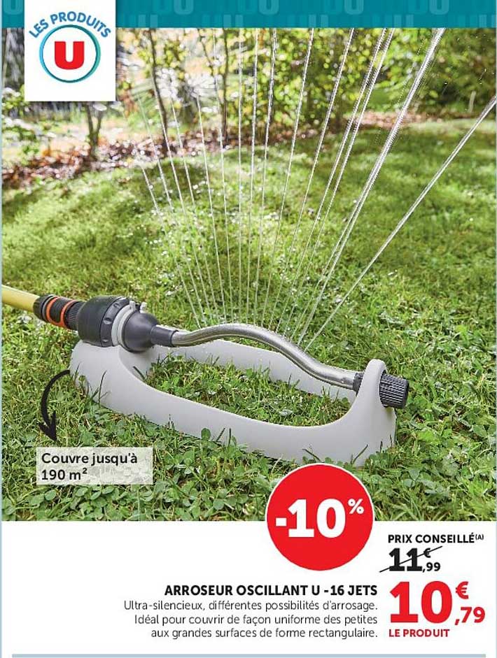 ARROSEUR OSCILLANT U -16 JETS