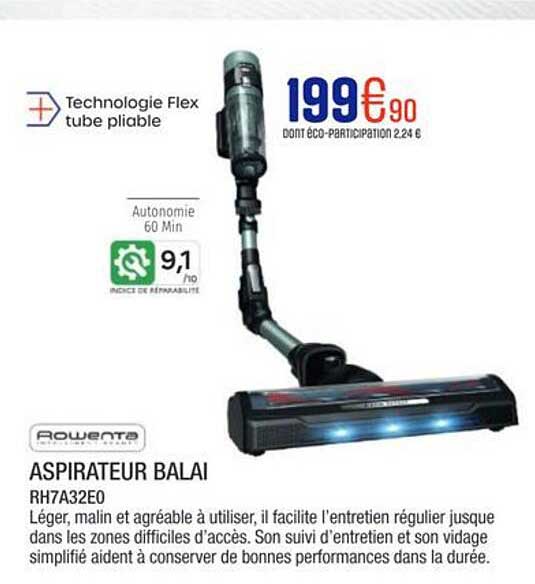 ASPIRATEUR BALAI RH7A32E0