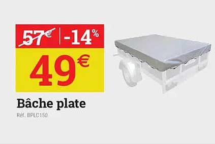 Bâche plate