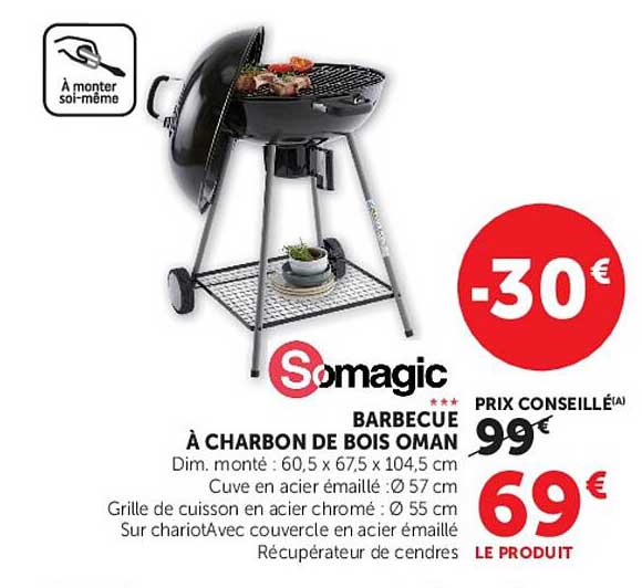 BARBECUE À CHARBON DE BOIS OMAN