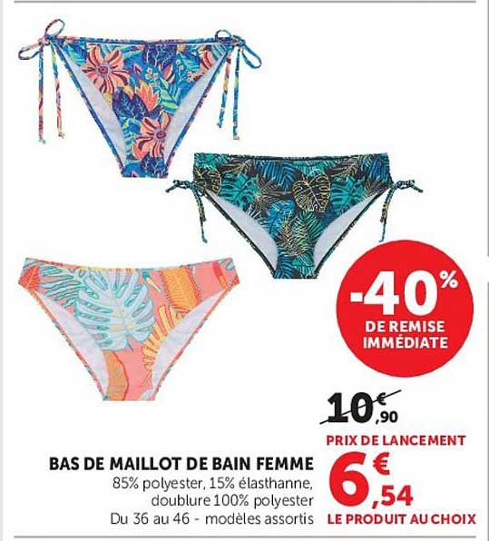 BAS DE MAILLOT DE BAIN FEMME