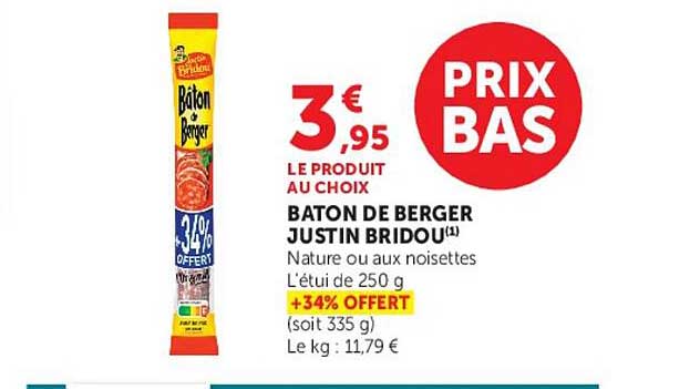 BATON DE BERGER JUSTIN BRIDOU