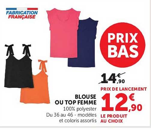 BLOUSE OU TOP FEMME