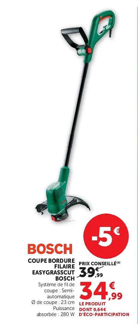 BOSCH COUPE BORDURE FILAIRE EASYGRASSCUT BOSCH