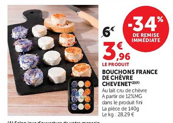 BOUCHONS FRANCE DE CHÈVRE CHEVENET