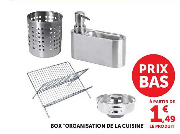 BOX "ORGANISATION DE LA CUISINE"