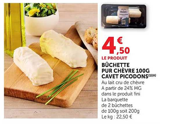 BÛCHETTE PUR CHÈVRE 100G CAVET PICODONS(1)(A)
