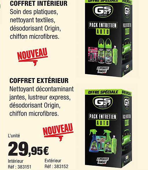 COFFRET INTÉRIEUR