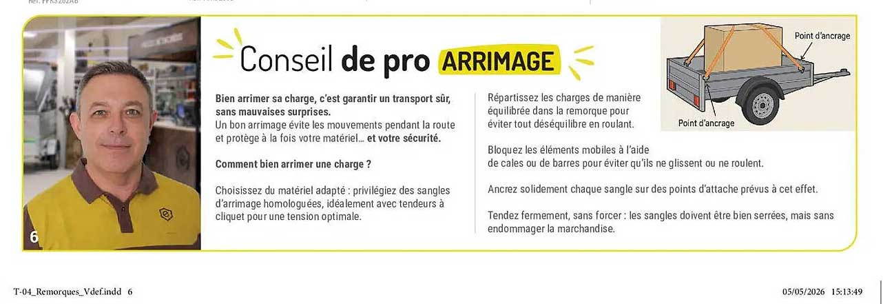 Conseil de pro ARRIMAGE