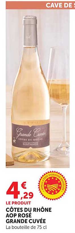 CÔTES DU RHÔNE AOP ROSÉ GRANDE CUVÉE