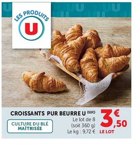 CROISSANTS PUR BEURRE U