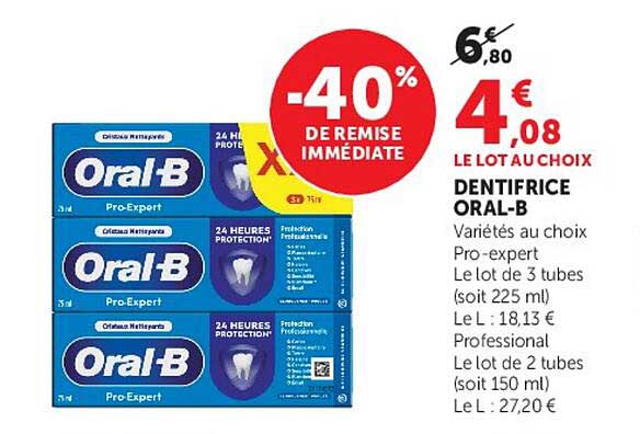 DENTIFRICE ORAL-B