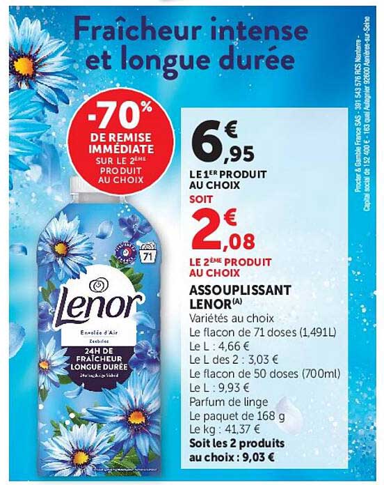 Fraîcheur intense et longue durée