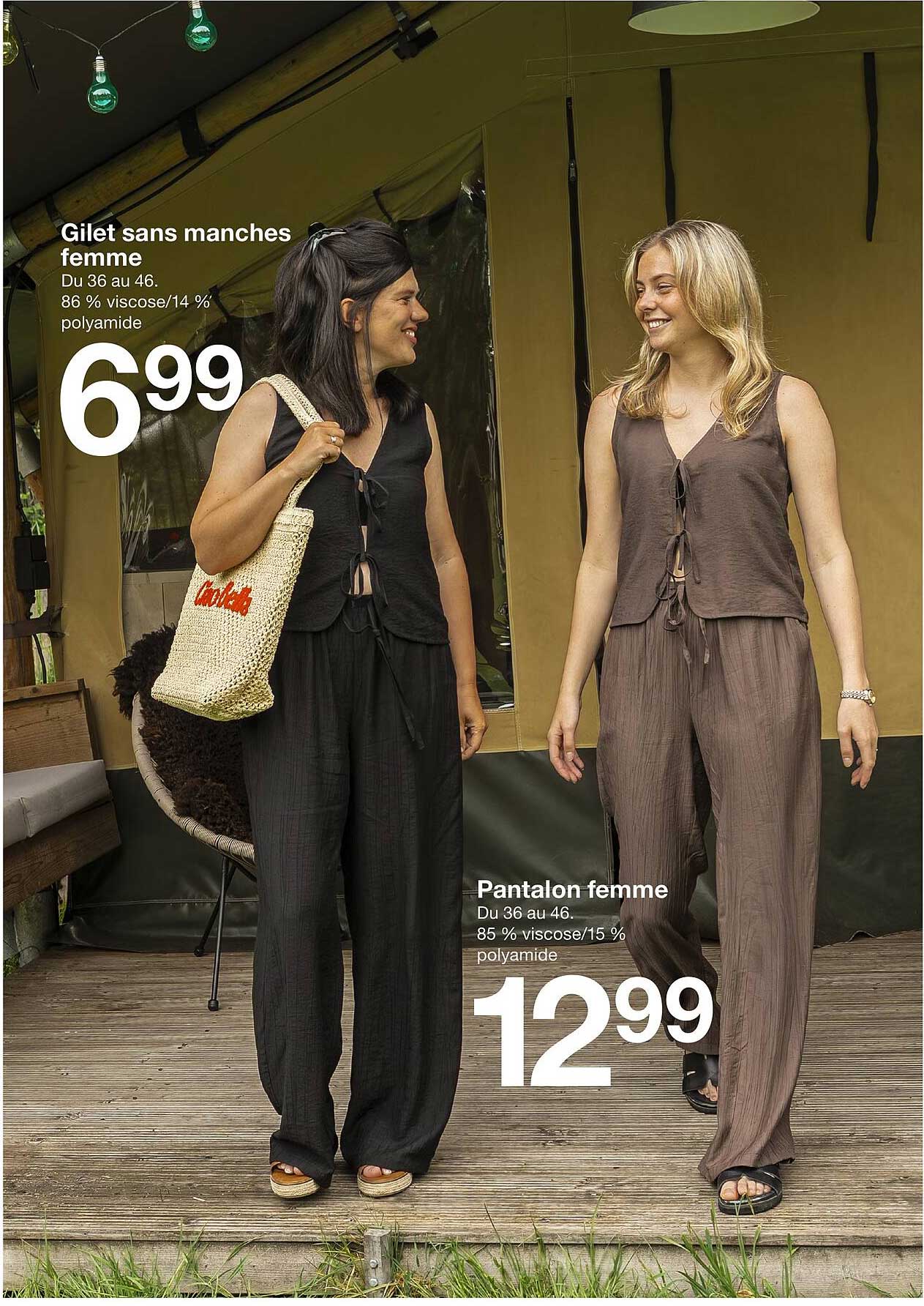 Gilet sans manches femme
