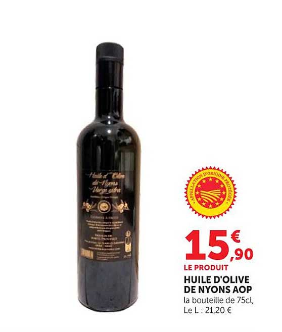 HUILE D'OLIVE DE NYONS AOP