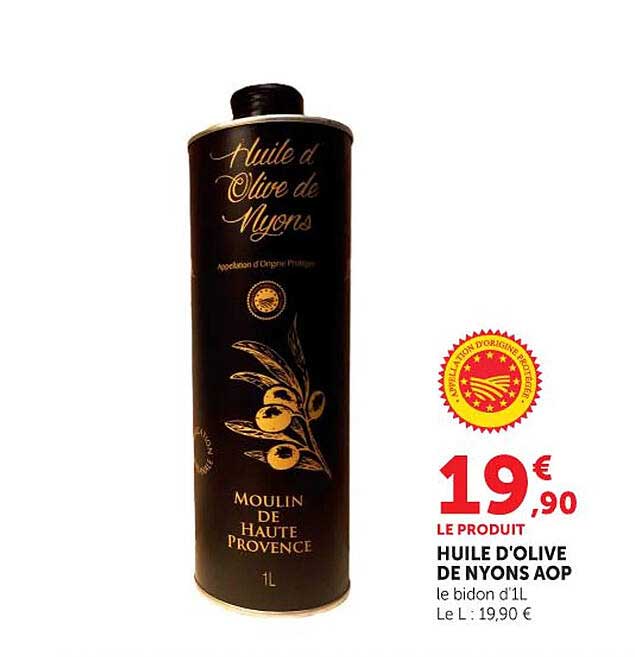 HUILE D'OLIVE DE NYONS AOP
