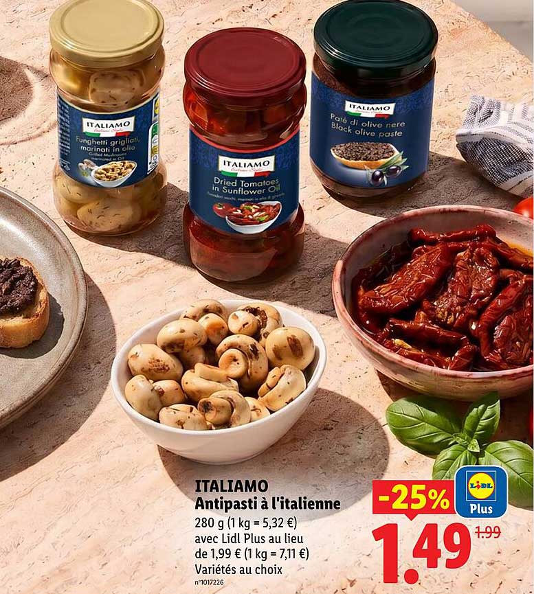 ITALIAMO Antipasti à l'italienne