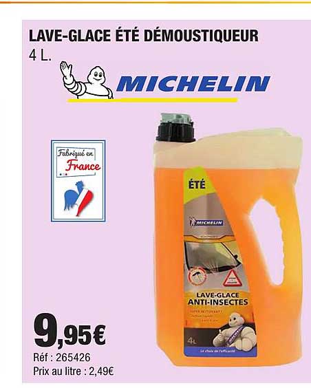 LAVE-GLACE ÉTÉ DÉMOUSTIQUEUR 4 L.