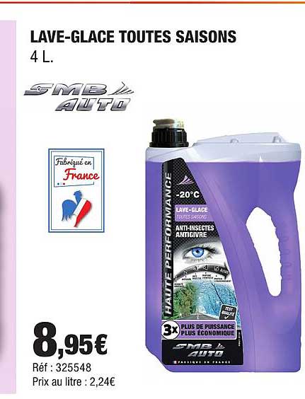 LAVE-GLACE TOUTES SAISONS 4 L.