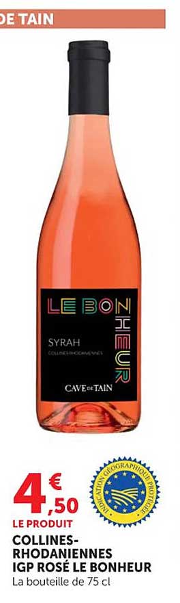 LE BON HEUR SYRAH CAVE DE TAIN
