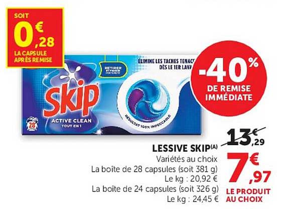 LESSIVE SKIP(A)