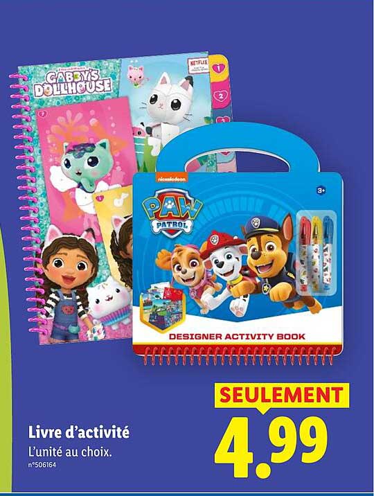 Livre d’activité