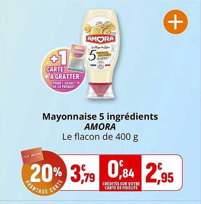 Mayonnaise 5 ingrédients AMORA