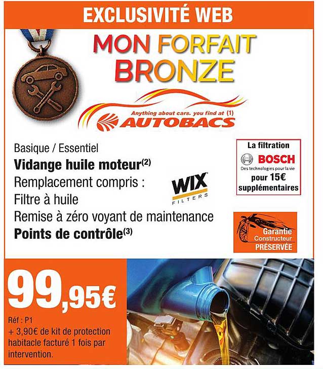 MON FORFAIT BRONZE