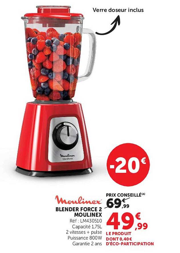 Moulinex BLENDER FORCE 2 MOULINEX