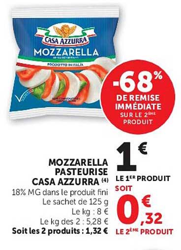 MOZZARELLA PASTEURISE CASA AZZURRA (4)