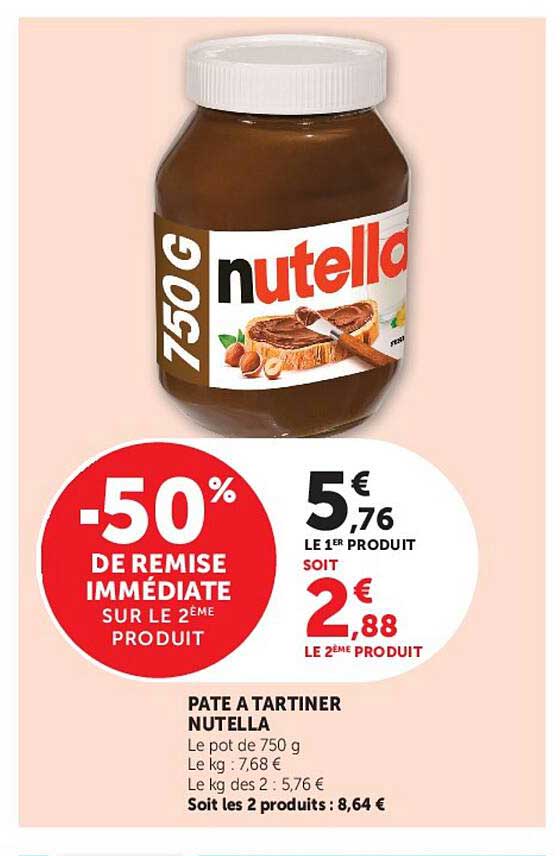 PATE A TARTINER NUTELLA