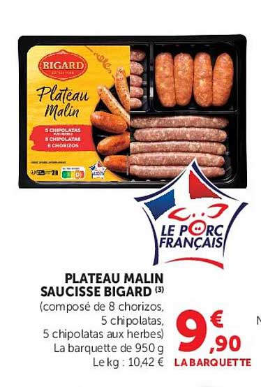 PLATEAU MALIN SAUCISSE BIGARD (3)