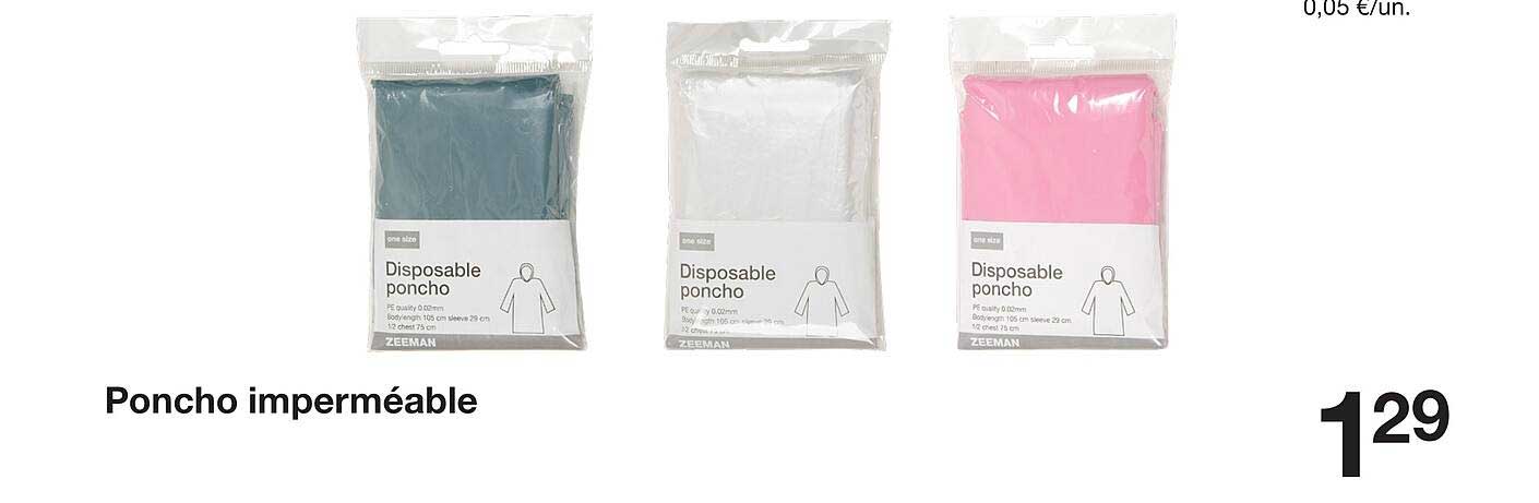 Poncho imperméable