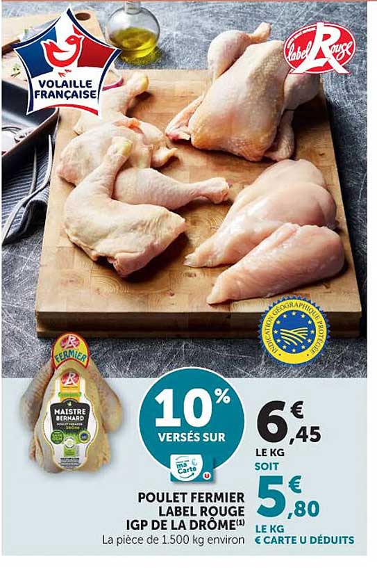 POULET FERMIER LABEL ROUGE IGP DE LA DRÔME (1)