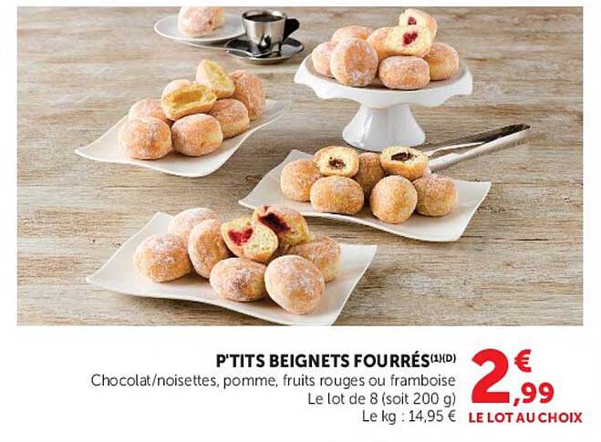 P'TITS BEIGNETS FOURRÉS