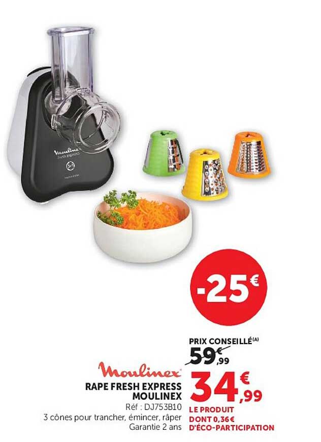 RAPE FRESH EXPRESS MOULINEX