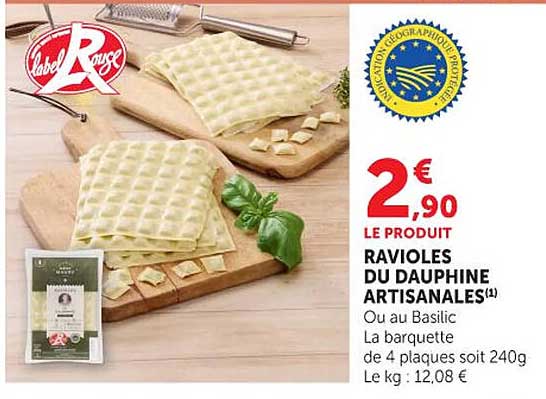 RAVIOLES DU DAUPHINE ARTISANALES