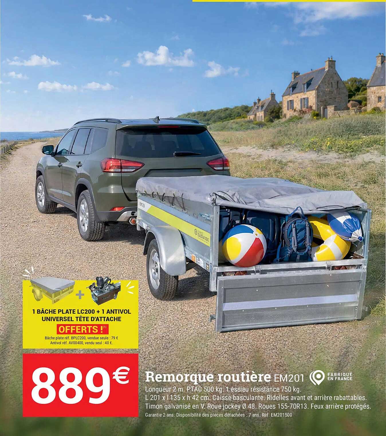 Remorque routière EM201