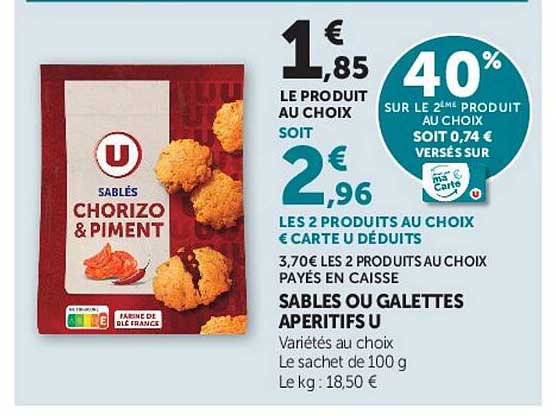 SABLES CHORIZO & PIMENT