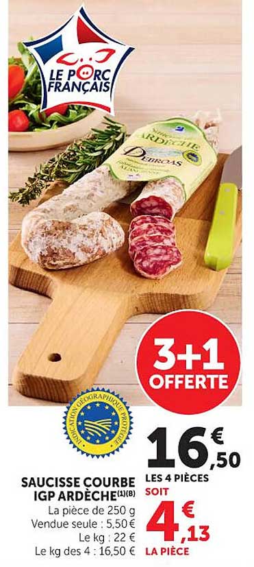 SAUCISSE COURBE IGP ARDÈCHE(1)(8)