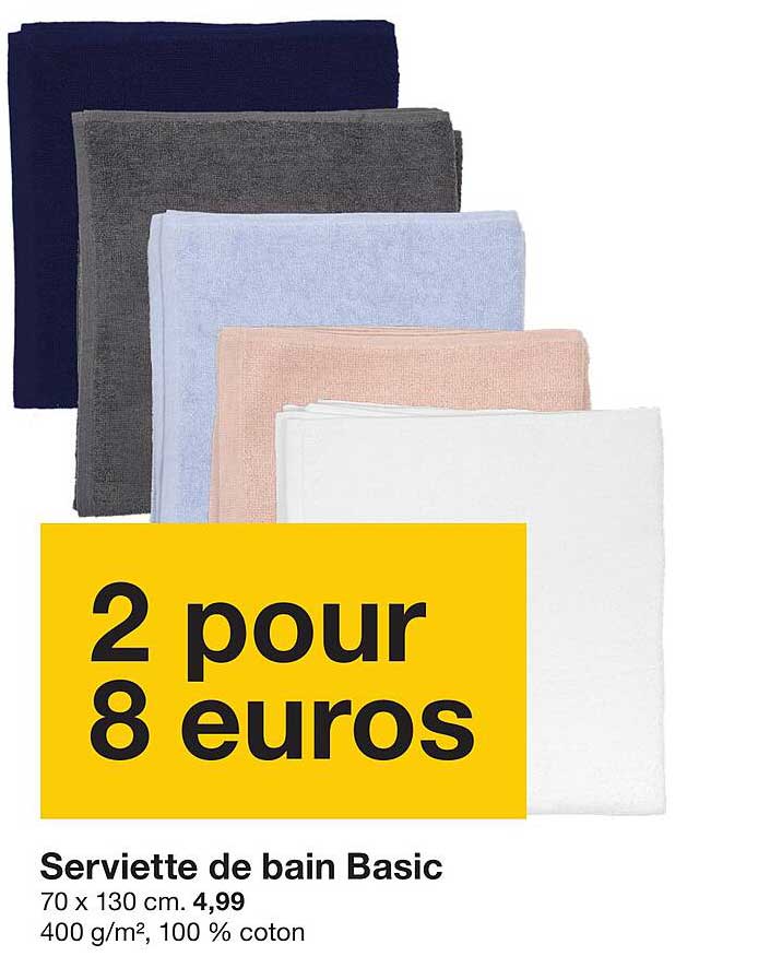 Serviette de bain Basic